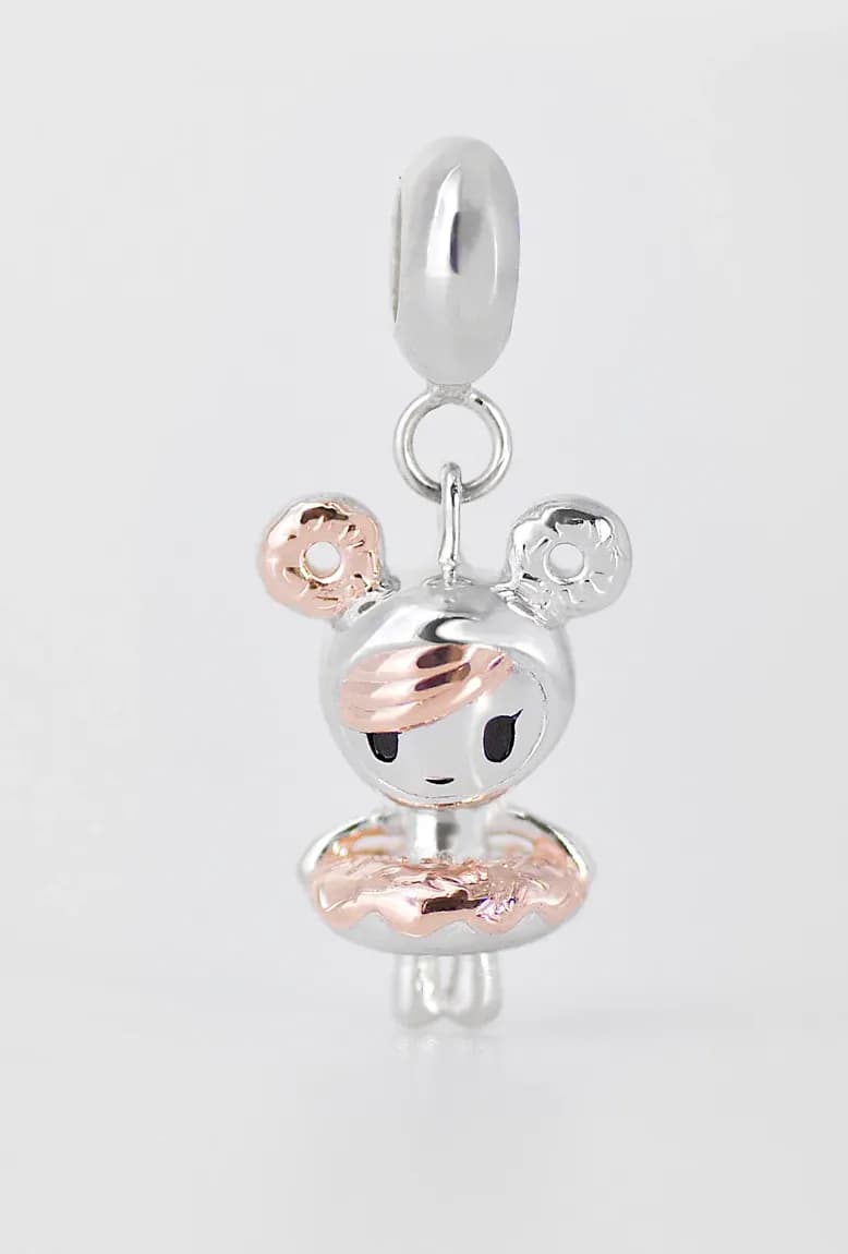 Donutella charm, rose gold